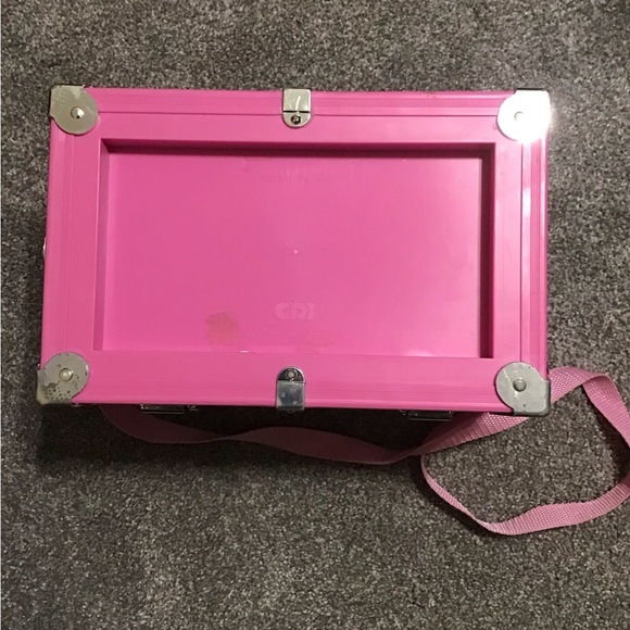 Vintage Caboodle pink and purple with butterflies - Picture 2 of 7